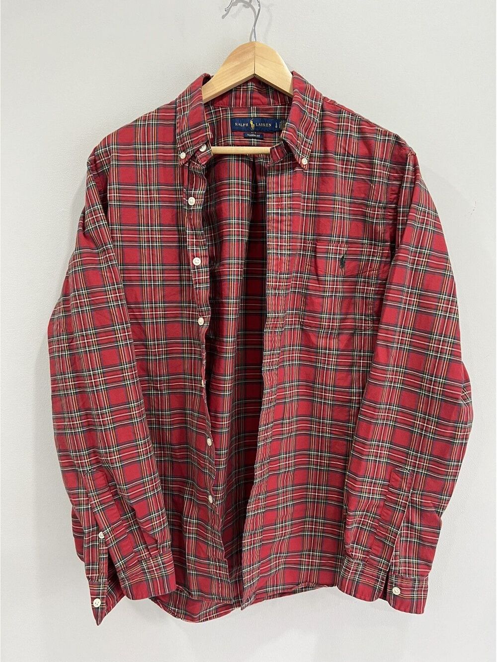 Vintage Ralph Lauren Polo Plaid Checkered Shirt